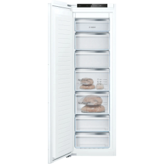 Bosch GIN81VEE0G Series 4 Fully Integrated Upright Freezer Frost Free With Fixed Hinge - F Rated - E