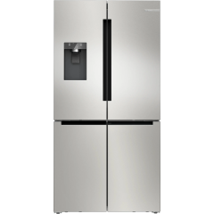 Bosch KFD96APEA Series 6 Plumbed-In American Fridge Freezer - Stainless Steel - E Rated - Shabbos Co