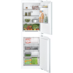 Bosch KIN85NFE0G Series 2 Integrated Fridge Freezer With Fixed Door Fixing Kit - White - E Rated - Extended Warranty If Registered
