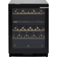 Bosch KUW21AHG0G Serie 6 Built In Wine Cooler - Black