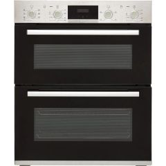 Bosch NBS533BS0B Bosch Double Built Under Oven With 5 Functions Main Oven In Brushed Steel