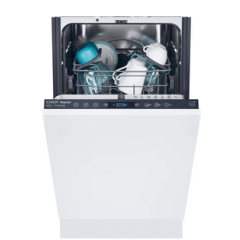 Candy CI0C7SB0FA-80 Wifi Connected Fully Integrated Slimline Dishwasher - Black Control Panel With F