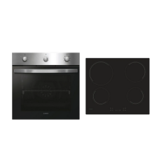 Candy CI27XCH64CCBS Idea Built In Electric Single Oven And Ceramic Hob Pack