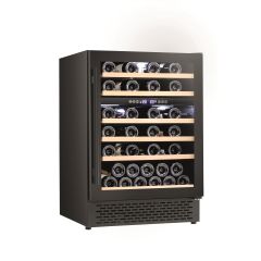 Cata UBBKWC60 60Cm Dual Zone Wine Cooler - Black Glass