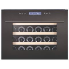 Cata UBICBKWC55 60Cm Built In Wine Cooler - Black Glass 
