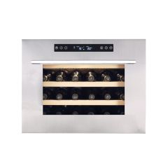 Cata UBICWCSS55.1 60Cm Wide 24 Bottle Built-In Wine Cooler - Stainless Steel