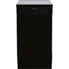 Electra C1745BE Slimline Dishwasher - Black 