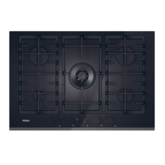 Haier HAVG75TBBP Gas On Glass Series 4 Gas Hob