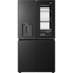 Haier HCW99F18DHMB Wifi Connected Non-Plumbed Total No Frost Multi-Door American Fridge Freezer - Ob