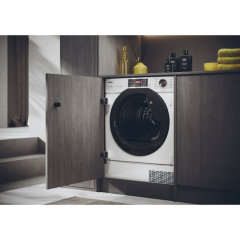 Haier HDBIH7A2TBEX Haier Series 4 Hdbih7a2tbex Integrated 7Kg Heat Pump Tumble Dryer - White - A++ R