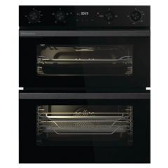 Hisense BUD714221ADBG Hisense Hi6 Bud714221adbg Built Under Electric Double Oven - Black - A/A Rated