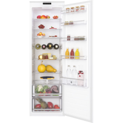 Hoover HOMS518EWK Integrated Upright Fridge - Sliding Door Fixing Kit - White 