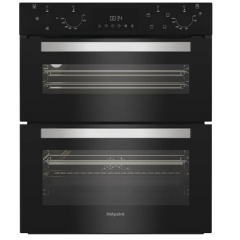 Hotpoint DUH 10D B Hotpoint Duh 10D B Built Under Electric Double Oven - Black - A Rated