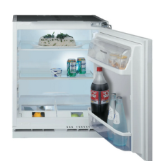 Hotpoint HBUL011.UK Integrated Under Counter Fridge - Fixed Door Fixing Kit - White 