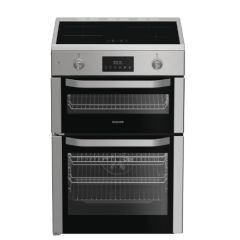 Hotpoint HDE6IDC2X 60Cm Double Oven Electric Cooker With Induction Hob