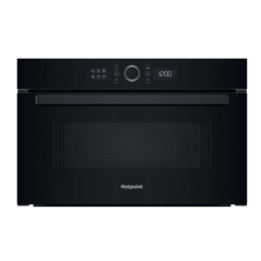 Hotpoint HMD44MBUK Hotpoint Hmd44mbuk 31 Litre 38Cm High, Built In Small Microwave With Grill - Blac