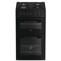 Hotpoint HTG5GCB  Hotpoint Htg5gcb 50Cm Gas Cooker - Black - A+/A Rated