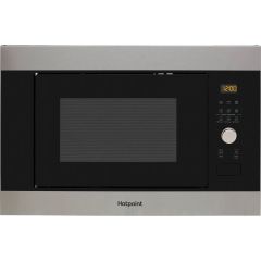 Hotpoint MF25GIXH Built In Microwave With Grill - Stainless Steel Effect