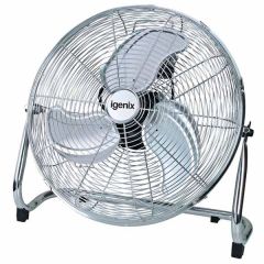 Igenix DF1800 18" Floorstanding Fan - Chrome