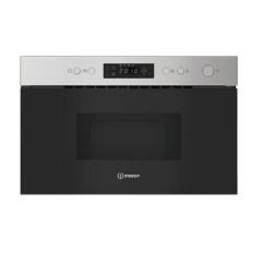 Indesit IM K12 XUK 22 Litre 38Cm High, Built In Small Microwave With Grill