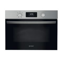 Indesit IP 252R XUK Indesit Ip 252R Xuk 22 Litre 46Cm High, Built In Microwave With Grill - Stainles