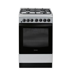 Indesit 50cm duel fuel cooker in stainless steel