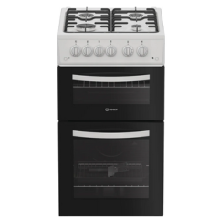 Indesit ITG5GMW Indesit Itg5gmw 50Cm Gas Cooker - White - A+ Rated