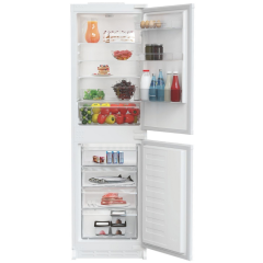 Indesit KINS1261B4UK Indesit 50/50 Integrated Fridge Freezer Low Frost With Sliding Door Hinge