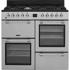 Leisure CK100F232S Cookmaster 100 100Cm Dual Fuel Range Cooker - Silver