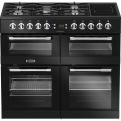 Leisure CS100F520K Cuisinemaster 100Cm Dual Fuel Range Cooker - Black
