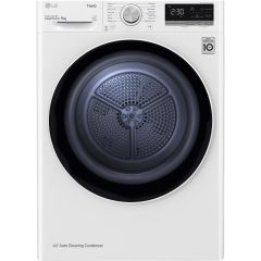 Lg FDV709W V7 Wi-Fi Connected 9Kg Heat Pump Tumble Dryer With Allergy Care, Gentle Care - White