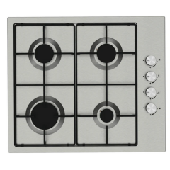 Lifestyle Lsgh60ess Aeghe60ss Lifestyle 60Cm Gas Hob Side Control Knobs - Stainless Stee