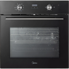 Midea MBO65M90D2-BK Xpress Fry MBO65M90D2-BK Built In Electric Single Oven - Black