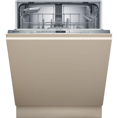 NEFF N30 S153HTX02G Fully Integrated Standard Dishwasher - Silver Control Panel with Fixed Door Fixing Kit 