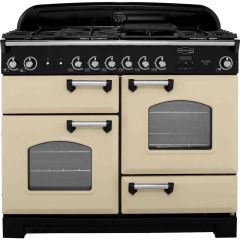 Rangemaster CLA110NGFCR/C Classic 110Cm Gas Range Cooker - Cream / Chrome