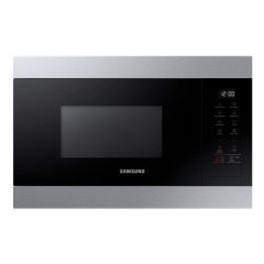 Samsung MG22M8274AT Samsung Mg22m8274at 22 Litre 38Cm High, Built In Small Microwave With Grill - St