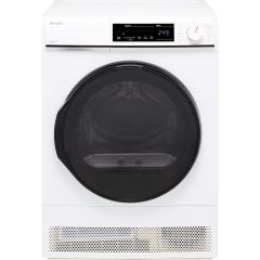 Sharp Kd-Ncb0s7gw9 10Kg Condenser Tumble Dryer - White 
