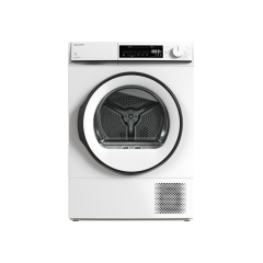 Sharp KD-NHB8S6GW3-EN 8Kg Heat Pump Tumble Dryer - White 