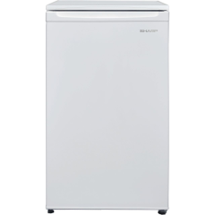 Sharp SJ-UE080M4W Compact Fridge with Ice Box - White 