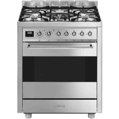 Smeg C7GPX9 Smeg C7gpx9 Dual Fuel Cooker - Stainless Steel - A Rated
