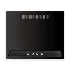Smeg KIT1TR9N Smeg Victoria Kit1tr9n 90 Cm Metal Splashback - Black