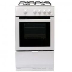 Statesman STUDIO2W 50Cm Gas Single Cavity Gas Cooker In White