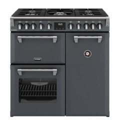 Stoves 444411849 RICHMOND 90DF AGR - 90Cm Dual Fuel Range Cooker With Gas Hob - Anthracite Grey