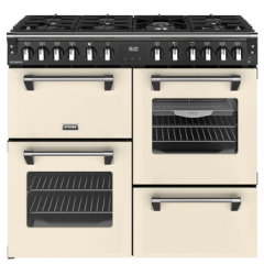 Stoves 444411857 RICHMOND 100DF CRM - 100Cm Dual Fuel Range Cooker With Gas Hob - Cream