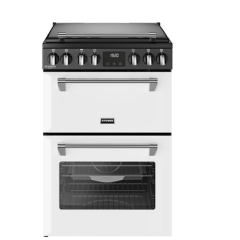 Stoves 444411998 RICHMOND DELUXE 60Ei RTY IWH - 60Cm Mini Range Electric Cooker With Induction Hob - Ice White