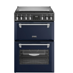 Stoves DX 60DF MBL 444411995 60Cm Double Oven Dual Fuel Mini Range Cooker