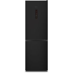 Teknix FFH1865BIX 304L Fridge Freezer, Total No Frost, Black Steel
