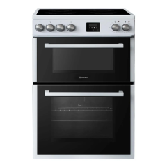 Teknix TKED64INDW 60Cm Double Oven With Induction Hob