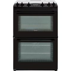 Zanussi ZCK66350BA 60Cm Duel Fuel Cooker In Black