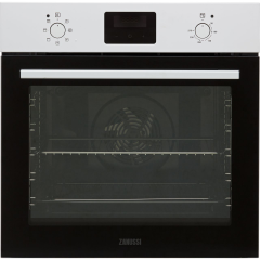 Zanussi ZOHNX3W1 Built In Electric Single Oven - White 
